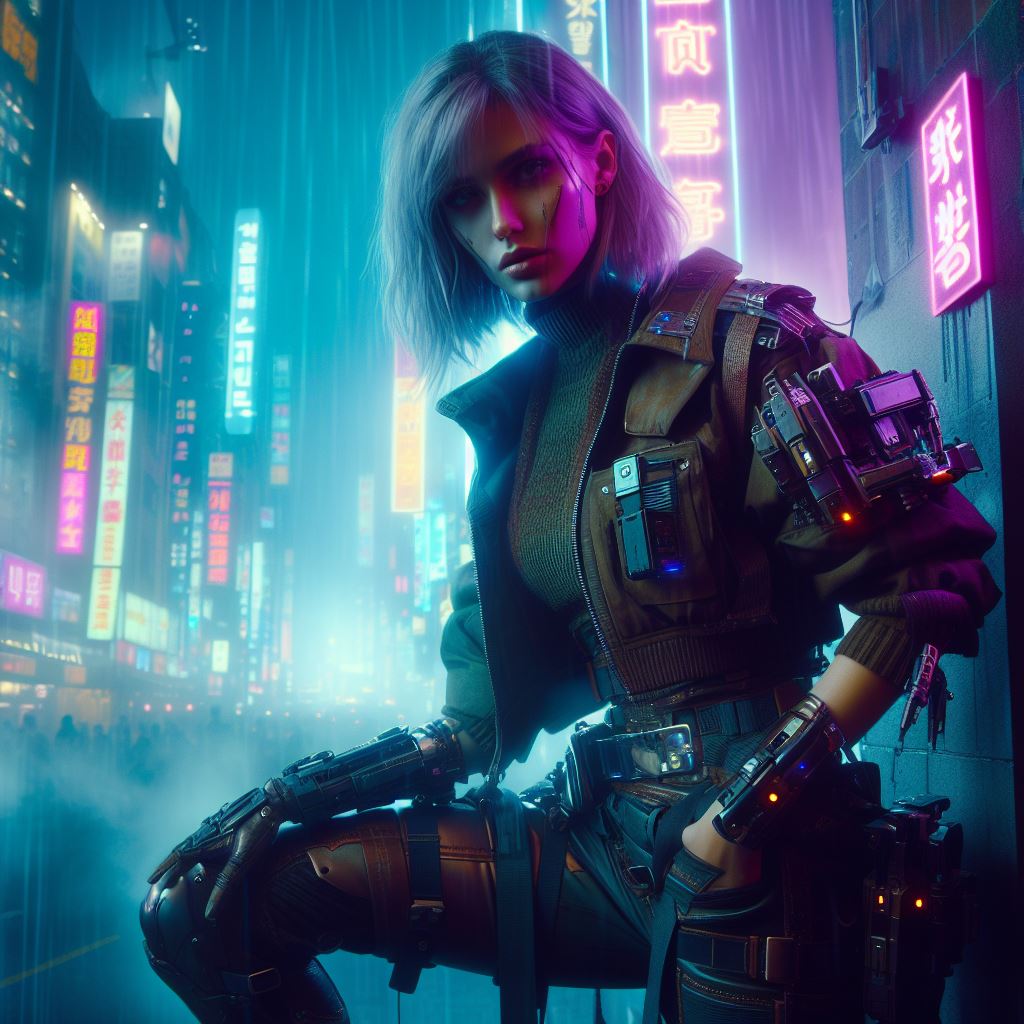 사이버펑크맛 아트워크 모음, Cyberpunk style art +10 Pics